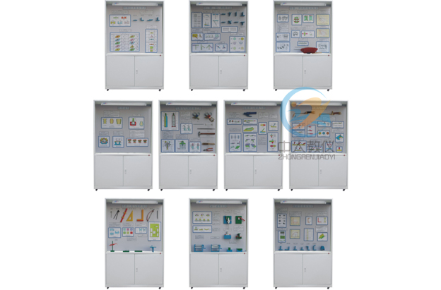 《焊、鉚工工藝學(xué)》陳列柜,焊、鉚工工藝學(xué)教學(xué)陳列柜