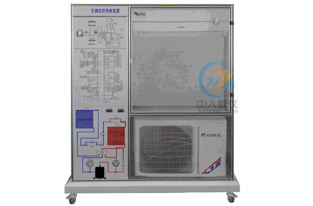 變頻空調機電氣控制實訓裝置,變頻空調制冷系統(tǒng)電路實驗臺