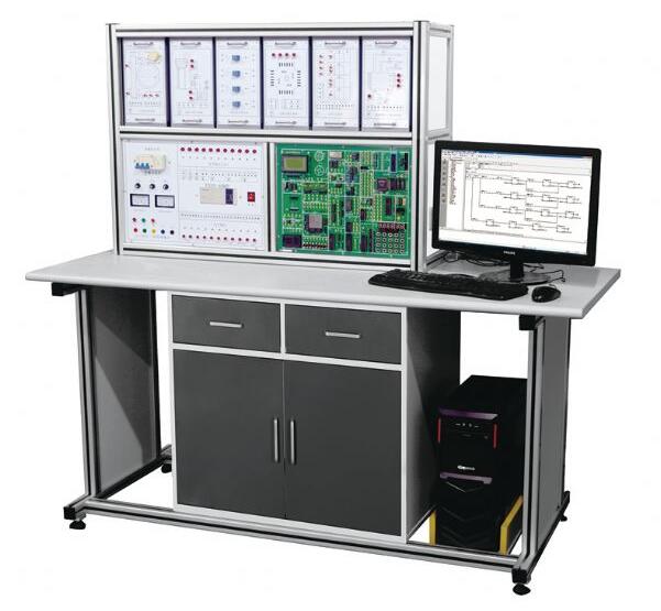 PLC與微機(jī)接口綜合實驗裝置,可編程與微機(jī)接口實訓(xùn)臺